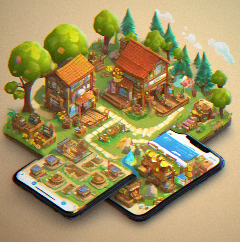 Mobile game screen showing passive income ticking up while you're not playing, with your accumulated rewards displayed right there